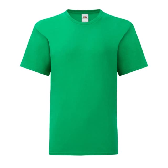 Fruit of the Loom Iconic 150 T-Shirt in Bottle Green Size: 12-13 Years Bottle Green Unisex 12-13 Years