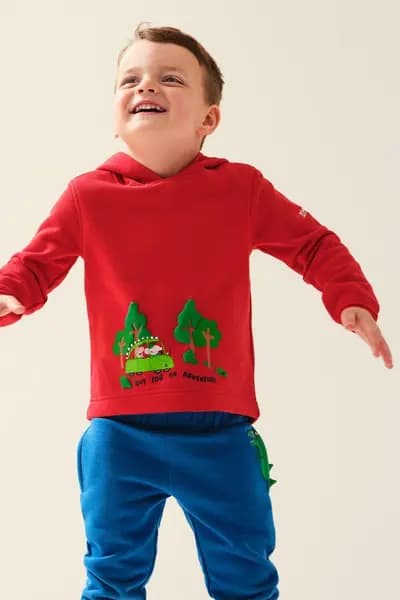 Regatta Overhead 'Peppa Pig' Hoody Crimson