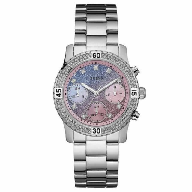 Guess W0774L1 Confetti Multicolor Sparkling Dial Ladies Watch