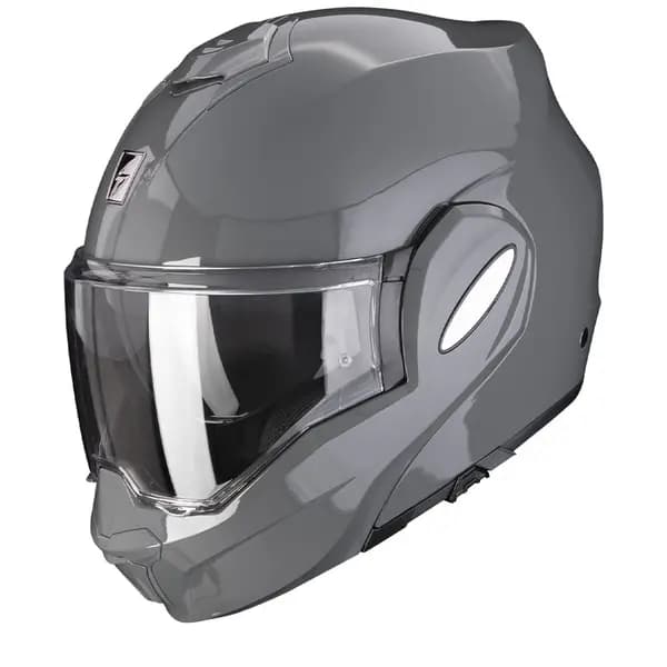 Scorpion Exo-Tech Evo Solid Cement Grey Modular Helmet XL