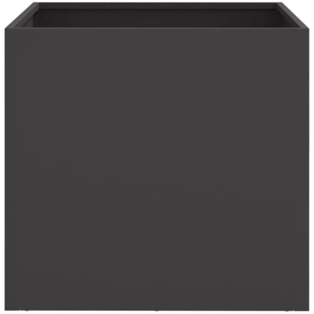 VIDAXL Planters 2 pcs Black 49x47x46cm Steel Vidaxl 8721012364189