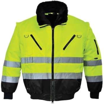 Portwest - PJ50YBRXL - sz XL Hi-Vis 3-in-1 Pilot Jacket - Yellow/Blue