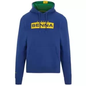 Ayrton Senna FW Logo Hoody (Navy)