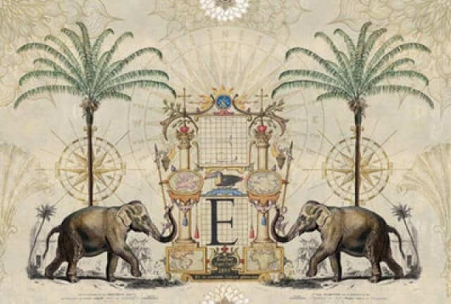 As Creation Nostalgic Elefant Digital Mural 400Cm X 270Cm