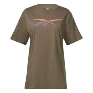 Reebok Logo T-Shirt Mens - Brown