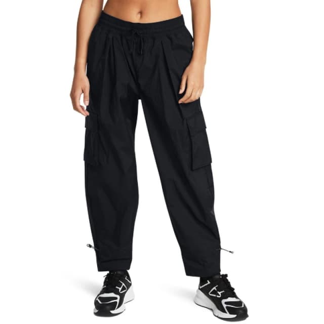 Under Armour Crinkle Woven Pants Black female 4-6