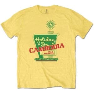 Dead Kennedys - Holiday in Cambodia Mens Large T-Shirt - Daisy Yellow