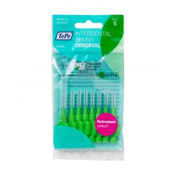 Tepe Angle 0.8mm Green Interdental Brushes 6Pcs