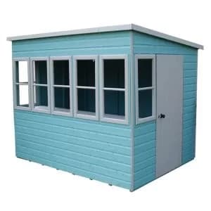 Shire Sun 8X8 Pent Shiplap Wooden Summer House