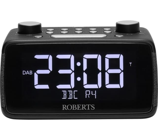 ROBERTS Ortus 4 DAB Clock Radio - Black 5038301313296