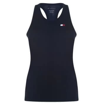 Tommy Sport Back Logo Tank Top - Blue