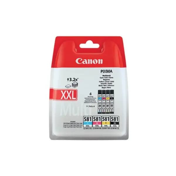 Canon CLI-581XXL Inkjet Cartridge Multipack CMYK 1998C007 1998C007