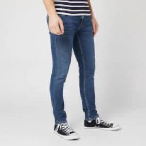 Nudie Jeans Mens Lin Skinny Jeans - Dark Blue Navy - W34/L32