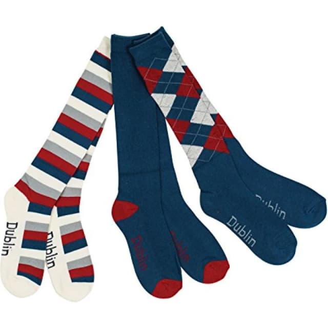 Dublin Dublin Men Socks (Pack Of 3) in Navy Navy One Size Male 5059000353529