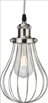 KnightsBridge Pendant Cage - Brushed Chrome