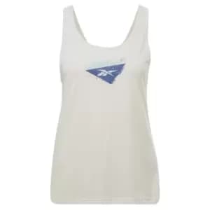Reebok Les Mills Supremium Graphic Tank Top Womens - White