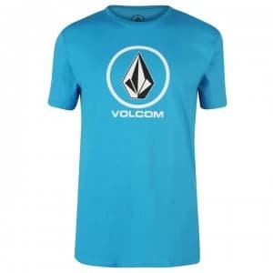 Volcom Volcom Mens Printed T-Shirt - Crisptone Cyan