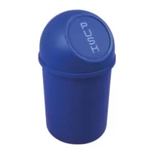 Poubelle H375xD.214mm 6 l bleu HELIT