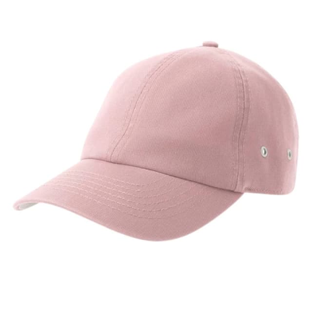 Atlantis Mens Action-S 6 Panel Chino Unstructured Baseball Cap in Pink Pink Male One Size