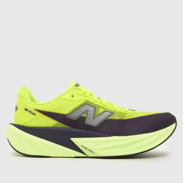 New Balance FuelCell Rebel V5 Trainers in Yellow Yellow UK 5 (EU 37½)
