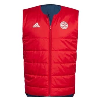 adidas FC Bayern Condivo 22 Padded Vest Mens - Crew Navy / Scarlet