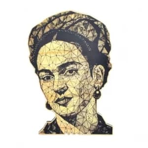 LAZ101 Multicolor Decorative Wooden Wall Accessory