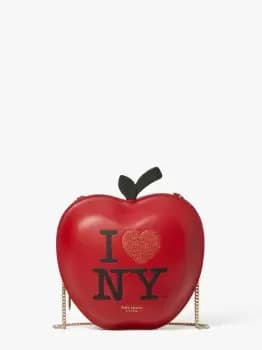 I Heart Ny X Kate Spade New York Big Apple Crossbody - Red Multi - One Size