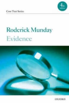 Evidence by Roderick Munday Paperback