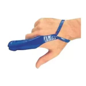 Finger Stall Large, Pack of 10 Blue