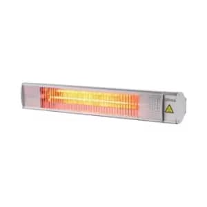 2kW EQ Heat Electric Bar Patio Heater Silver