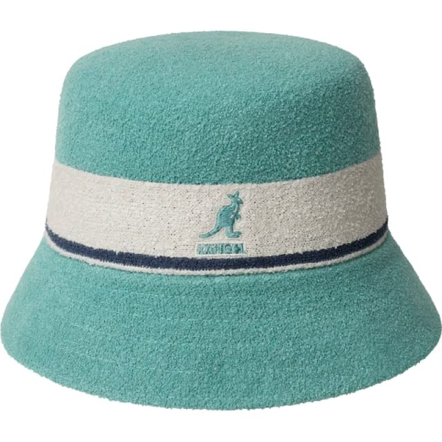 Kangol Bob Kangol Bermuda Stripe Bucket Turquoise Unisex M (56/57 cm)