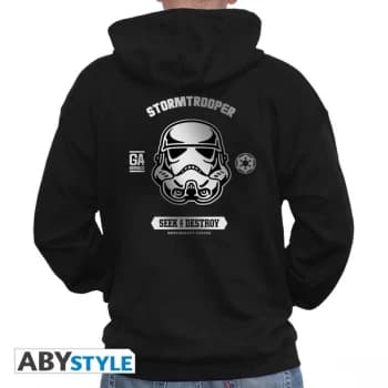 Star Wars - Trooper Mens Large Hoodie - Black