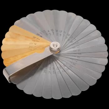 Sealey 36 Blade Feeler Gauge Combo Steel/Brass Dual Marked