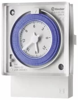 Finder Analogue DIN Rail Time Switch 230 V ac, 1-Channel