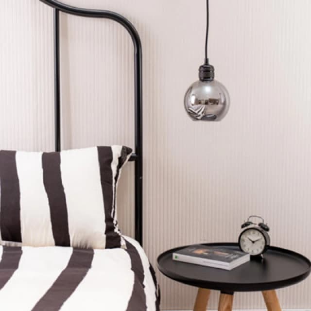 Valuelights Bellamy Small Easy Fit Smoked Glass Globe Lampshade Ceiling Light Shade (D)15Cm