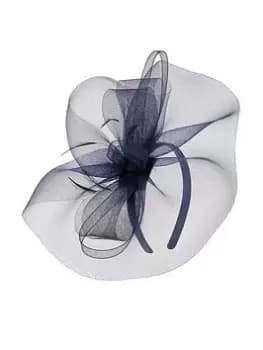 Accessorize Mia Mini Crin Fascinator - Navy, Women