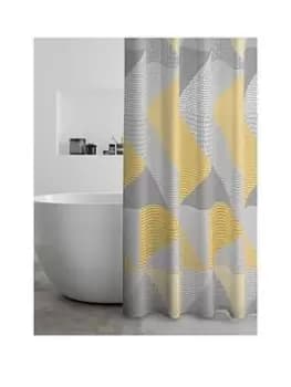 Catherine Lansfield Larsson Geo Shower Curtain