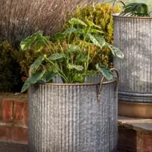 Gallery Interiors Jabbar Potted Monsterra Faux Plant Green / Large