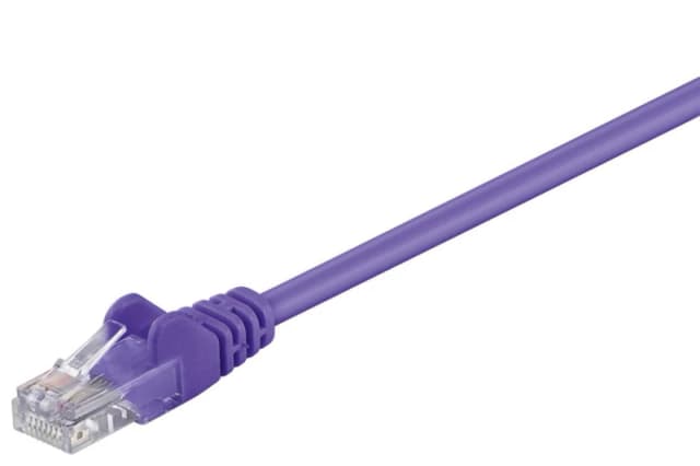 Microconnect B-UTP5005P networking cable Purple 0.5 m Cat5e U/UTP (UTP