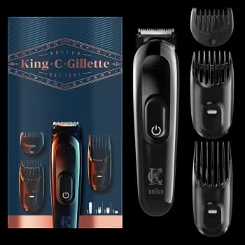 King C. Gillette Cordless Mens Beard Trimmer Kit