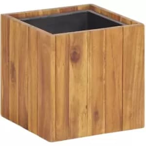 Garden Raised Bed Pot 24.5x24.5x25cm Solid Acacia Wood vidaXL - Brown