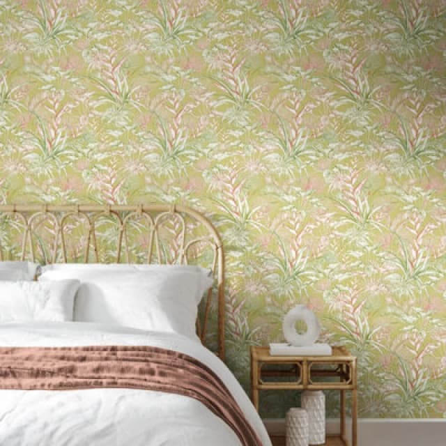 Hoopla Walls Tropical Canopy - Lush Greens 10M Wallpaper