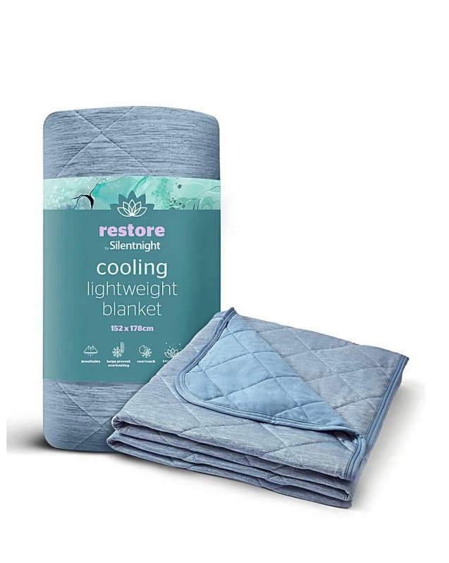 Silentnight Silentnight Restore Cooling Blanket Blue Blue - Silentnight - Size: 152x178 Blue 152x178 XW33001