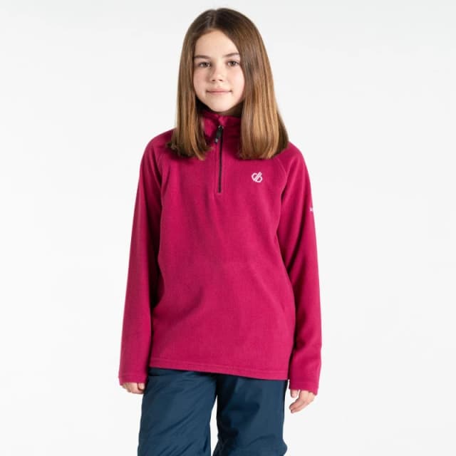 Dare 2b Freehand Half Zip Fleece - Pink Pink 7 - 8 Years