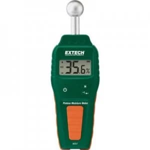 Extech MO57 Moisture meter Building moisture reading range 0.1 up to 99.9 vol% Wood moisture reading range 0.1 up to 99.9 vol%