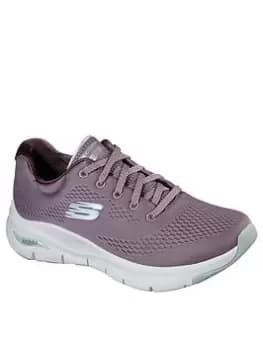 Skechers Arch Fit Engineered Mesh Trainers, Lavender, Size 4, Women