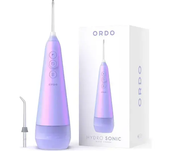 ORDOLIFE Hydro Sonic Water Flosser - Pearl Violet, Purple