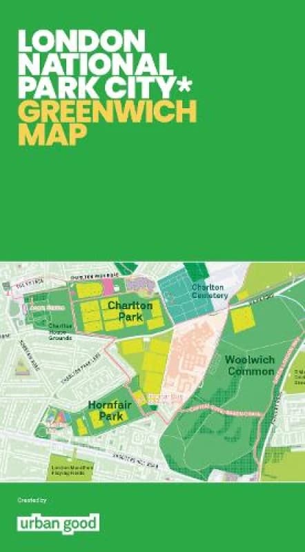 London National Park City: Greenwich Map Sheet map, folded