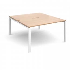 Adapt II Starter Units Back to Back 1400mm x 1600mm - White Frame bee