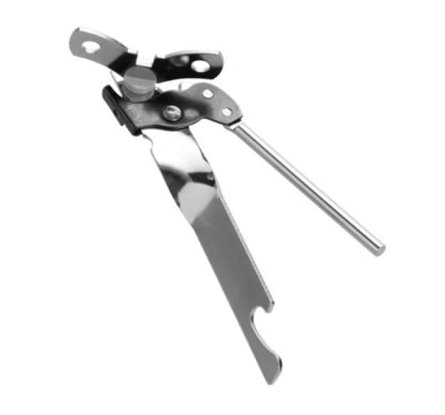 Premier Housewares Durable Stainless Steel Can Opener, Functional Can Opener For Kitchen, Versatile Can Opener For Parties Silver